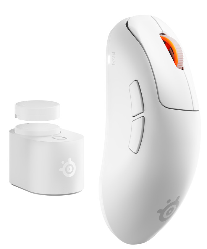 SteelSeries Sensei Pro WL Wireless Gaming Mouse White combined product