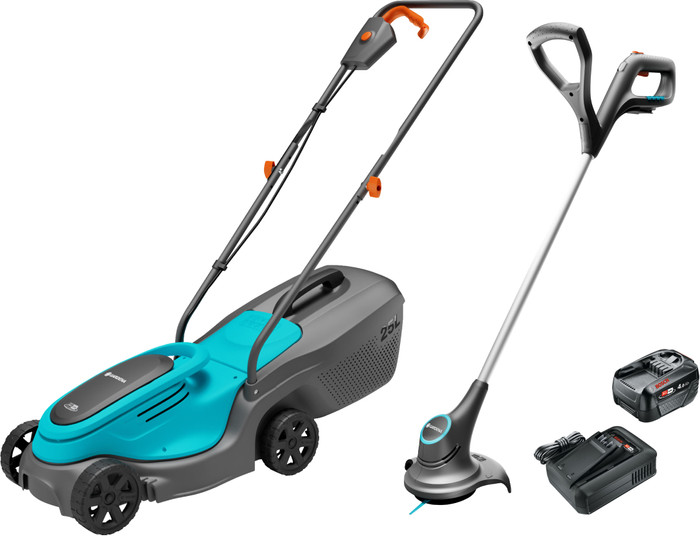 Gardena PowerMax 30/18V P4A Solo + SmallCut 23/18V P4A Solo + Bosch Starter Set 18V 4.0 Ah Main Image