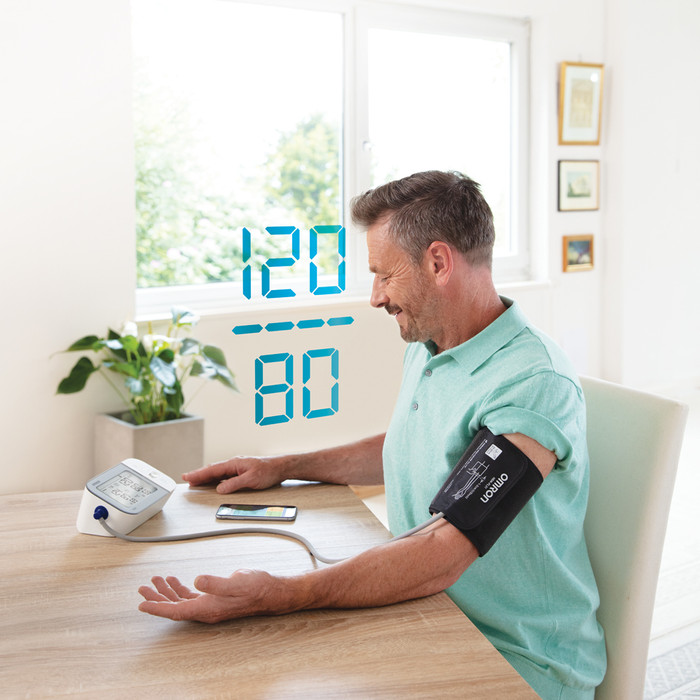 Omron X7 Smart produkt in gebrauch