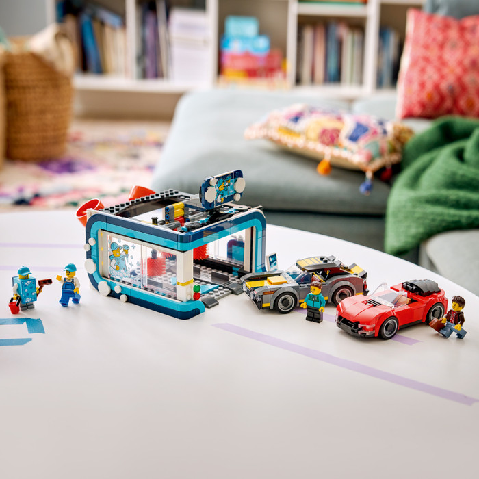 LEGO City Waschstraße 60497 produkt in gebrauch