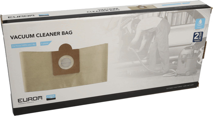 Eurom Force 1420S Stofzuigerzakken (5 stuks) verpackung