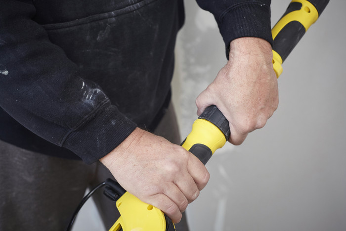 Stanley Fatmax SFMEE500S-QS + Irwin Mesh Schleifgitter 225 mm K120 (5x) produkt in gebrauch