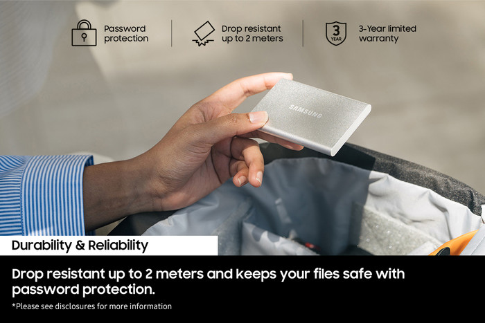 Samsung T7 Resurrected Portable SSD 2TB visueller lieferant