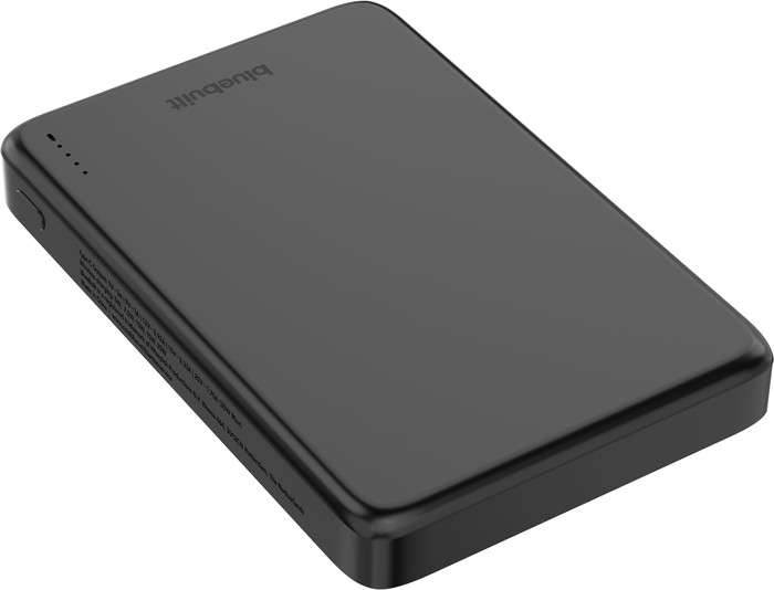 BlueBuilt Wireless Powerbank mit Qi2.2 und MagSafe 10.000 mAh mit Schnellladen 25 Watt Grau oberseite