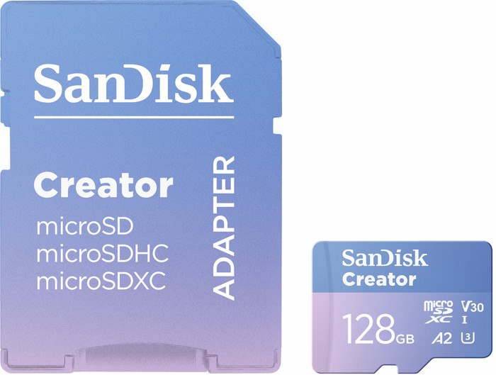 SANDISK microSDXC Creator 128GB 90 MB/s Verbundprodukt