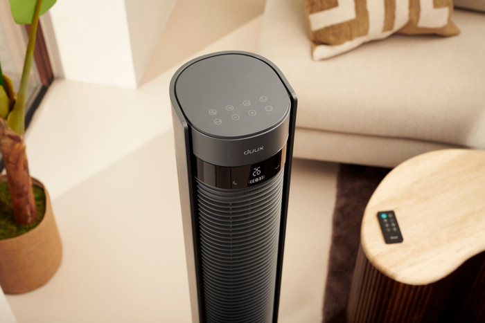 Duux Elevate Smart Gray product in use