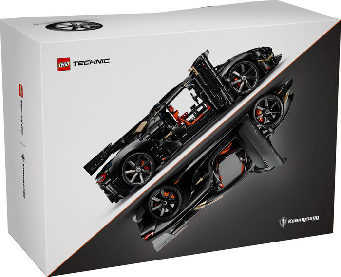 LEGO Technic Koenigsegg Sadair's Spear Hypercar 42232 verpackung