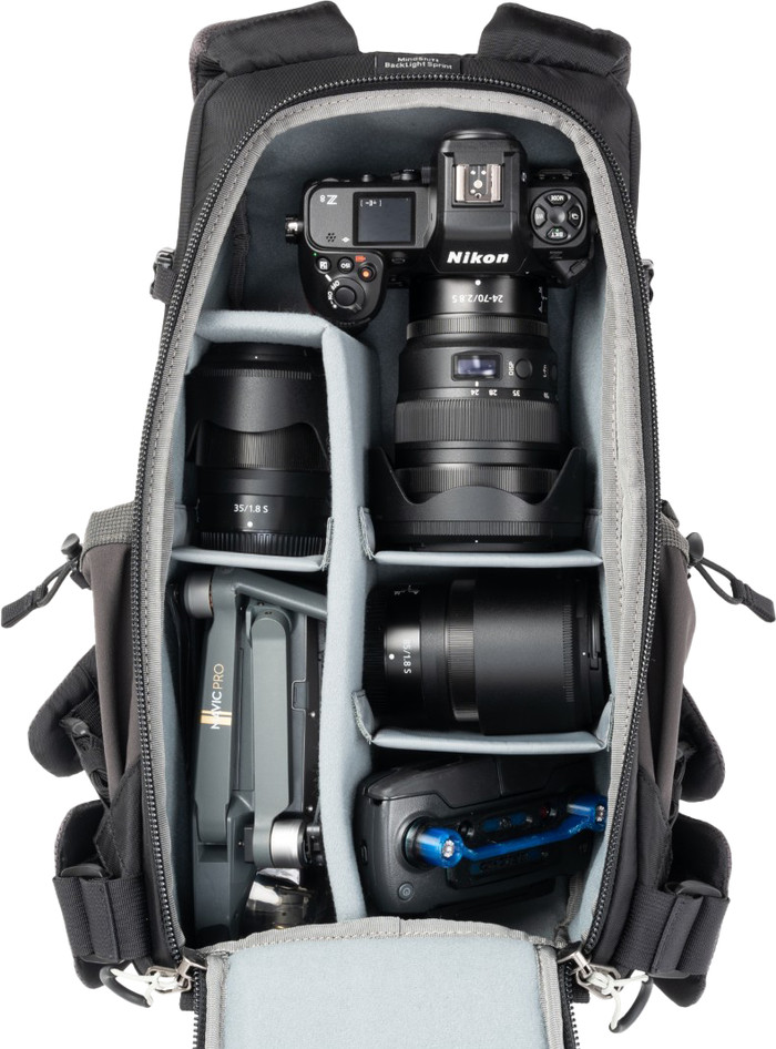 Think Tank BackLight Sprint Slate Black innen