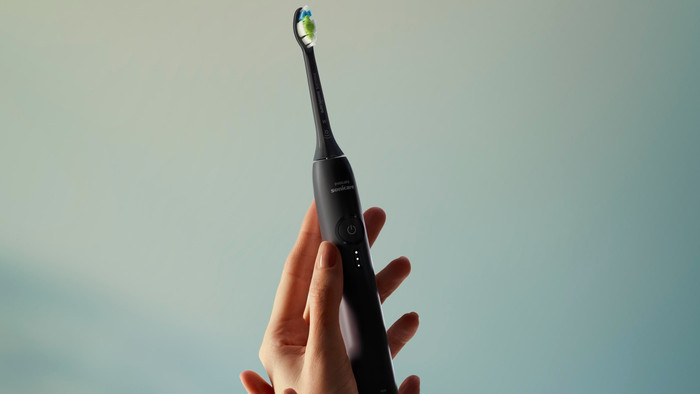 Philips Sonicare 3100 Series HX4033/32 Schwarz produkt in gebrauch