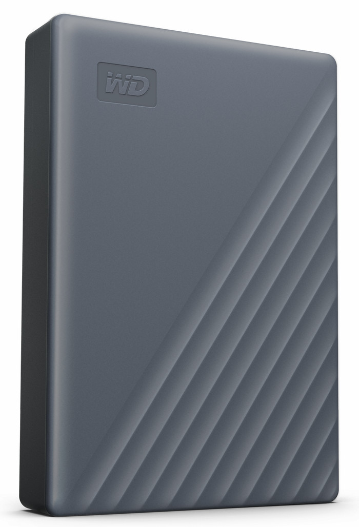 WD My Passport Ultra 5TB Blue left side
