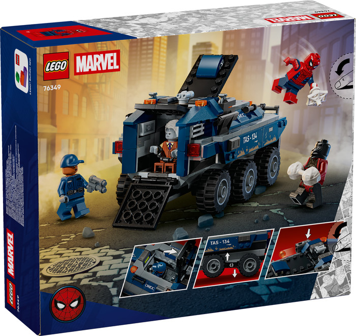LEGO Marvel Spider-Man Jagt den Gefängnistransporter 76349 verpackung