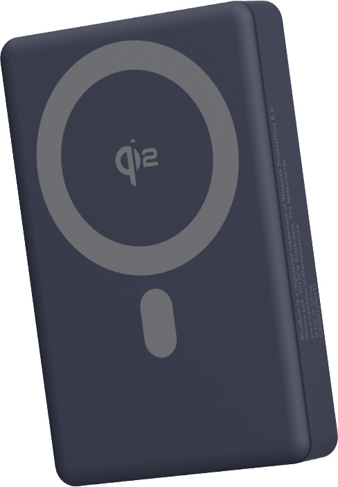 BlueBuilt Wireless Powerbank mit MagSafe und Qi2 10.000 mAh mit Schnellladefunktion Grau rechte seite