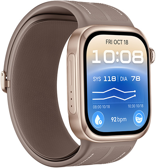Huawei Watch D3 Cream left side