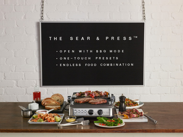 Sage the BBQ and Press product in use