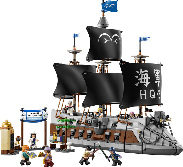 LEGO One Piece Garps Marineschlachtschiff 75646 Main Image