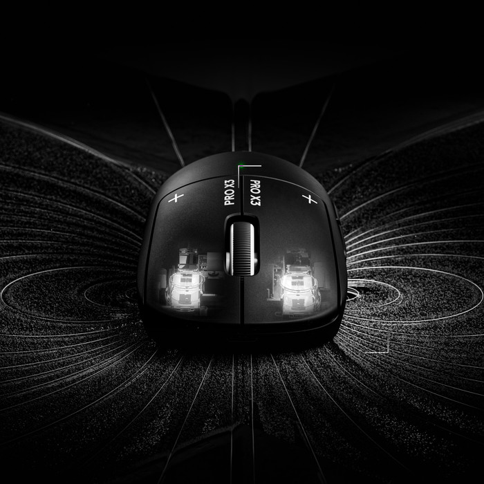 Logitech G PRO X3 SUPERSTRIKE LIGHTSPEED Schwarz visueller lieferant