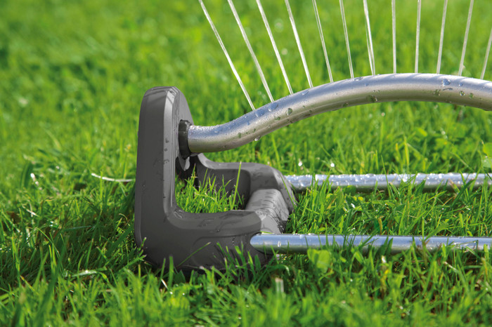 Gardena Viereckregner Aqua S produkt in gebrauch