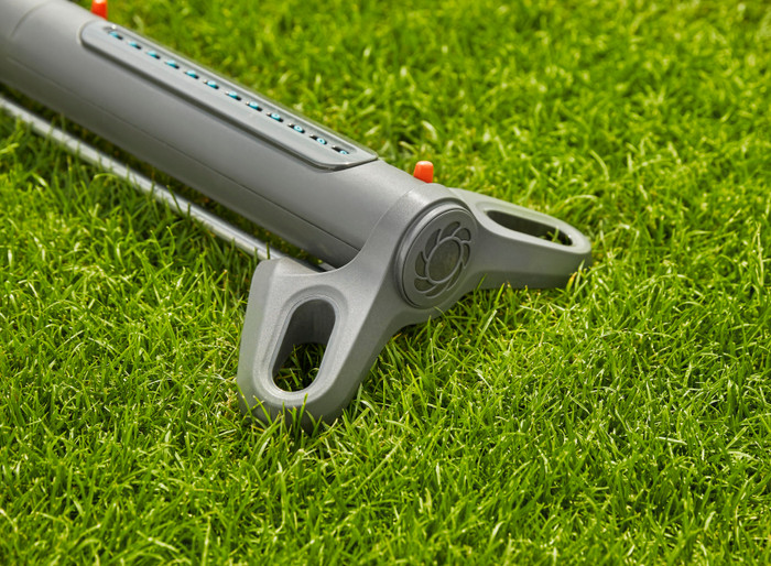 Gardena Viereckregner AquaZoom S produkt in gebrauch