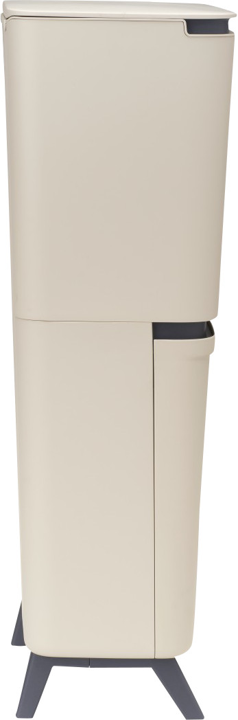 Brabantia SortUp Recycle Hi Mülleimer 25+10+10L Beige linke seite