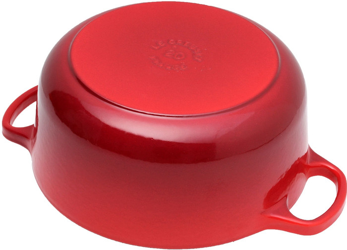 Le Creuset Signature Runder Bräter 24 cm Kirschrot null