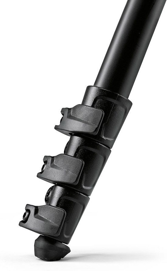 Manfrotto Advanced Aluminum Travel Tripod Lever + Kugelkopf detail