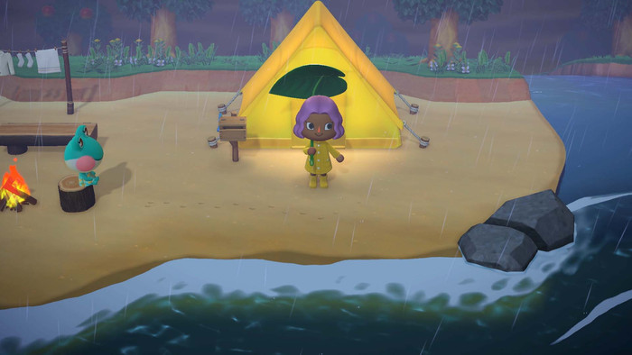 Animal Crossing New Horizons product in use