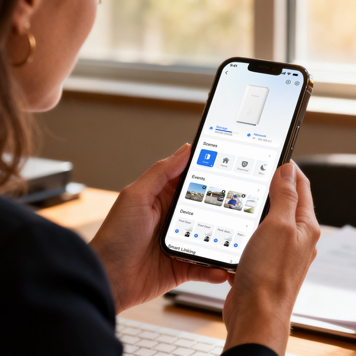 Reolink Hub 1 Pro product in use