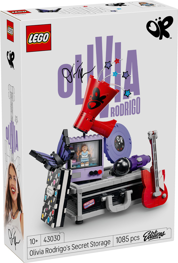 LEGO Editions Olivia Rodrigos Geheimer Koffer 43030 verpackung