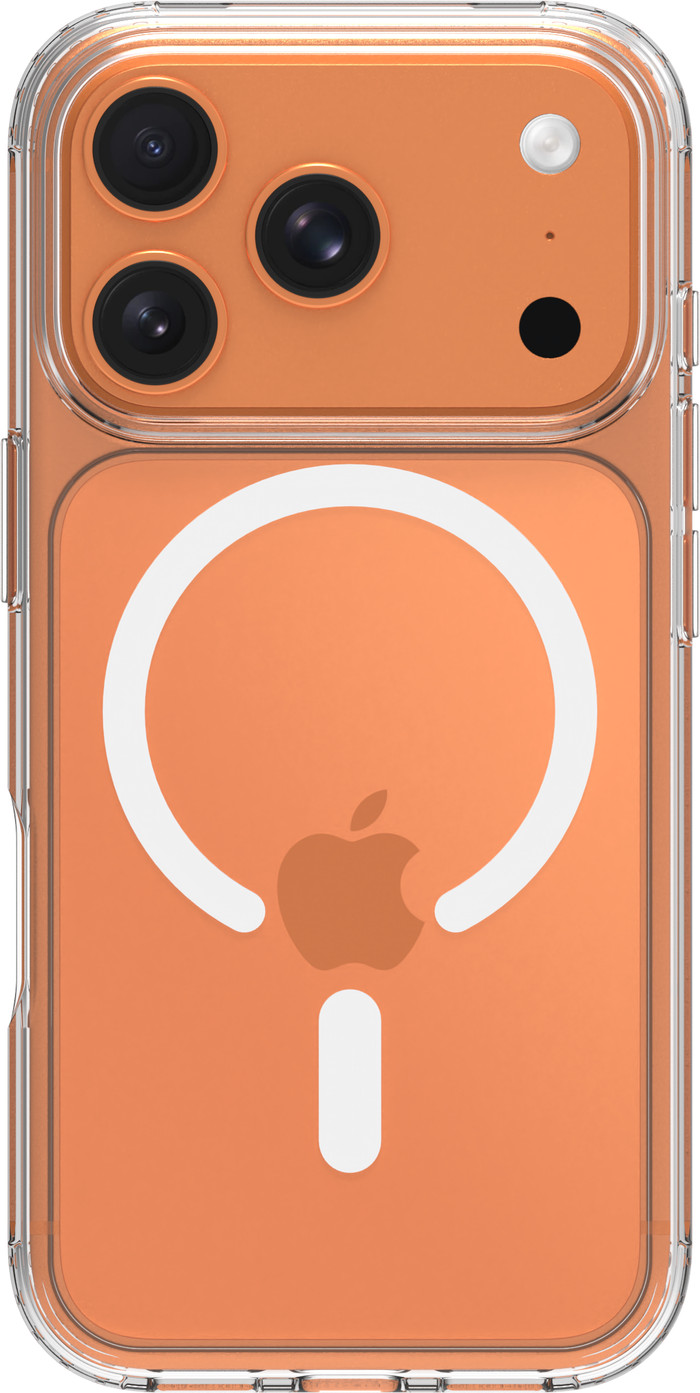 BlueBuilt Protective Back Cover with MagSafe iPhone 17 Pro Transparent Main Image
