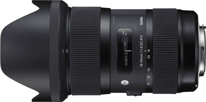 Sigma EF-S 18-35mm f/1.8 DC HSM Art Canon front