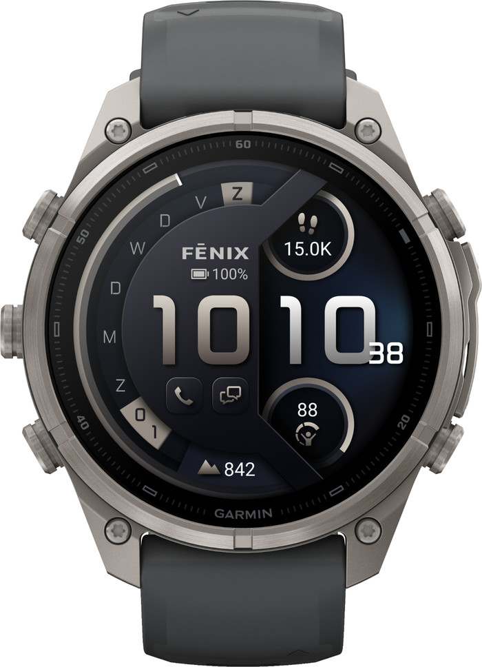 Garmin Fenix 9 Pro Black LTE 47mm front