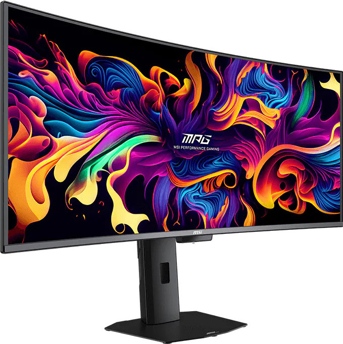 MSI MPG 341CQR X36 QD-OLED Curved linke seite