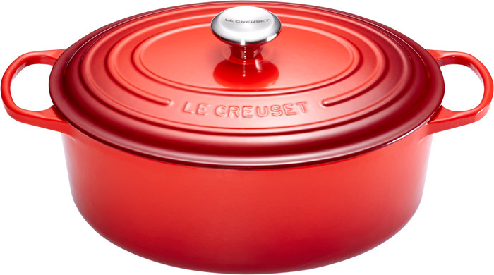 Le Creuset Signature Oval Dutch Oven 31cm Cerise Main Image