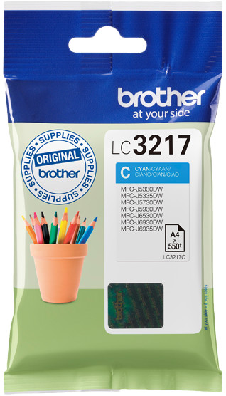 Brother LC-3217 Cartridge Cyan Main Image