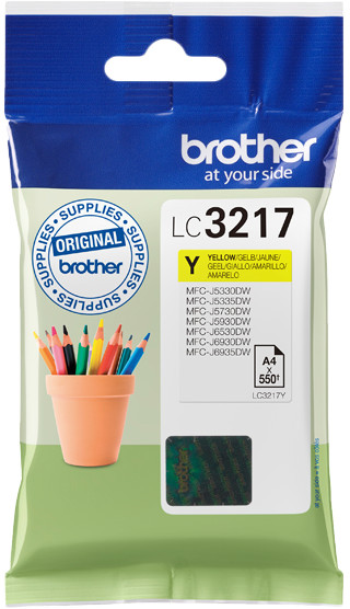 Brother LC-3217 Cartridge Yellow Main Image