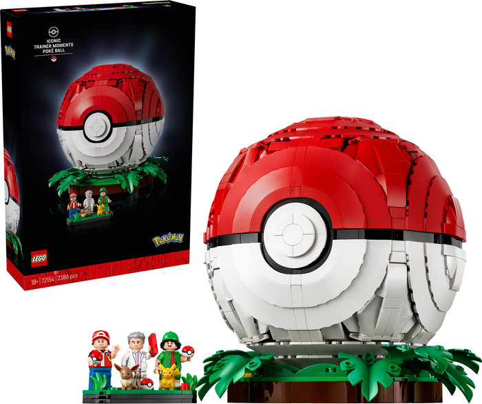 LEGO Pokémon Pokéball mit Beeindruckenden Trainermomenten 72154 rechte seite