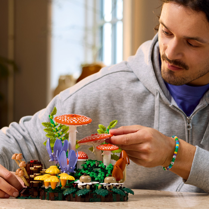 LEGO Botanicals Waldpilze 11505 produkt in gebrauch