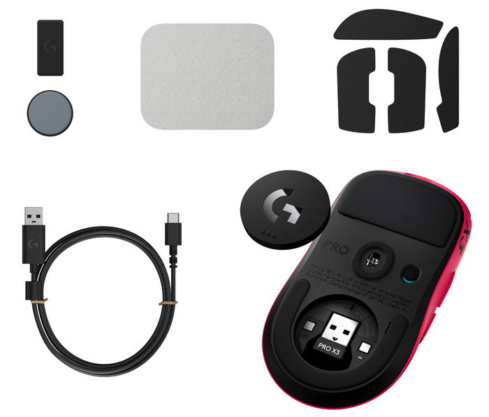 Logitech G PRO X3 SUPERSTRIKE LIGHTSPEED Rosa Verbundprodukt