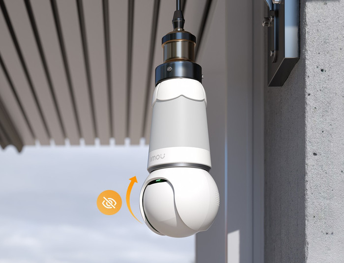 Imou Bulb Cam produkt in gebrauch
