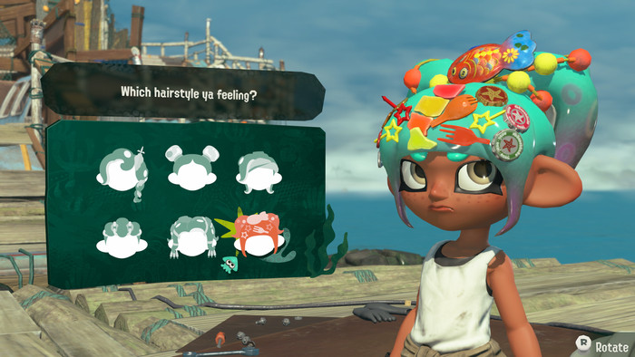 Splatoon Raiders Nintendo Switch 2 produkt in gebrauch