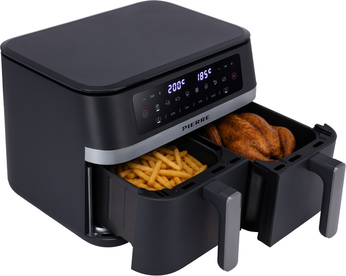 Pierre Dual Basket Heißluftfritteuse produkt in gebrauch