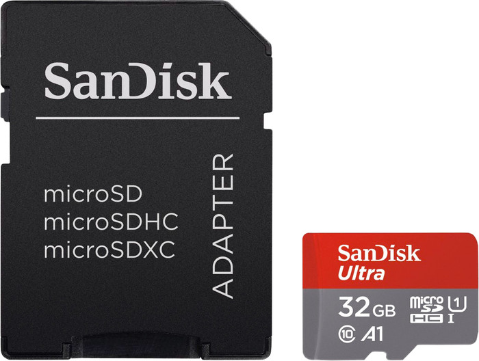 SanDisk microSDHC Ultra 32GB 25MB/s front