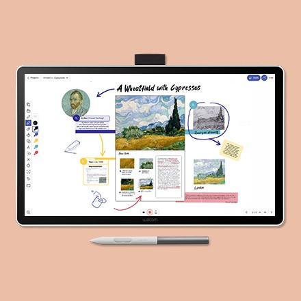 Wacom One 14 produkt in gebrauch
