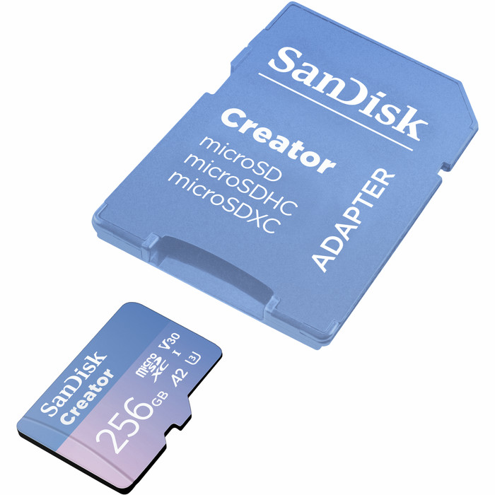 SANDISK microSDXC Creator 256GB 130 MB/s Verbundprodukt