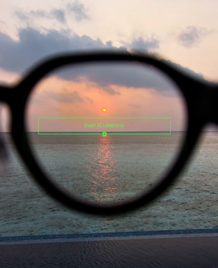 EvenRealities Even G2B Smart Glasses Grey product in use
