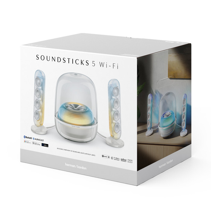 Harman Kardon SoundSticks 5 WLAN Weiß verpackung
