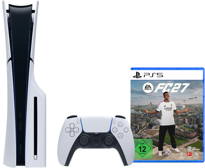 PlayStation 5 Slim mit Laufwerk + EA Sports FC 27 Main Image
