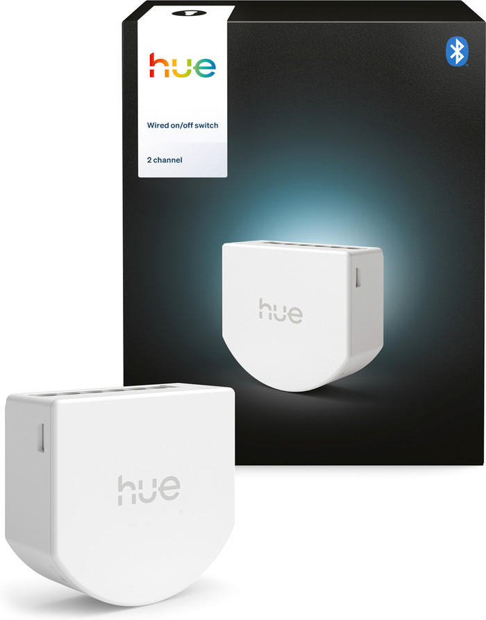 Philips Hue Kabelgebundenes Wandschaltermodul für nicht smarte Lampen 2 Kanäle Main Image