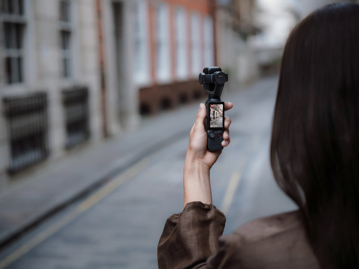 DJI Osmo Pocket 4P (Pro) produkt in gebrauch
