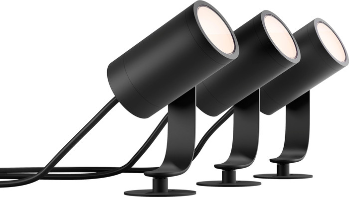 Philips Hue Lily Starterpaket White & Color Spießstrahler 4er-Pack vorne